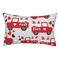 thumbnail image 1 of Fotbe Gnomes On The Car Funda de Almohada Decorativa Estilo Occidental, Lujo en Algodón, Fundas para Almohadas King, Cojín Estampado para Decoración del Hogar-16"x24", 1 of 6