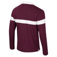 thumbnail image 3 of Men's Colosseum  Maroon Arizona State Sun Devils Too Cool For School Long Sleeve Polo, 3 of 3