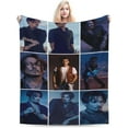 thumbnail image 2 of Johnny Depp Blanket Anti-pilling Throw Blanket Plush Blanket Light Weight & Super Soft, Warm & Comfy Flannel Fleece Blanket for Couch, Bed, Sofa, 50x60, 2 of 6