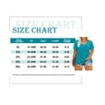 thumbnail image 3 of TIYOMI Plus Size Tops For Women Short Sleeve Henley Shirts Buttons Down Summer T-shirts Teal Blue Henley Crewneck Casual Tunics XL 16W 18W, 3 of 3