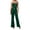 Green, variant on Women's Off Shoulder Button Detail Jumpsuit - Flared Pants, Summer, S-XXL