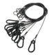 thumbnail image 5 of Cables de seguridad Hugo para luces de escenario 24.8in 10pc Negro, 5 of 10