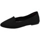 thumbnail image 1 of Zapatos Skechers Cleo Sherlock Knit Mocasín Ballet Flat Negro, 1 of 7