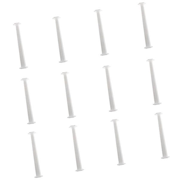 12 piezas de estatuas vintage de pedestal de columna hexagonal de alabastro 9 inch