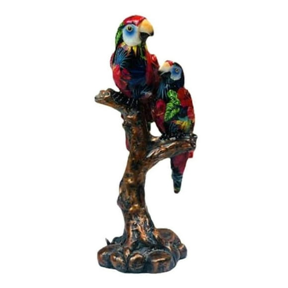 Estatua de loro de resina de estilo europeo para adorno de mesa, accesorio, suministros de regalo para decoración de hogar, oficina y paisaje, B
