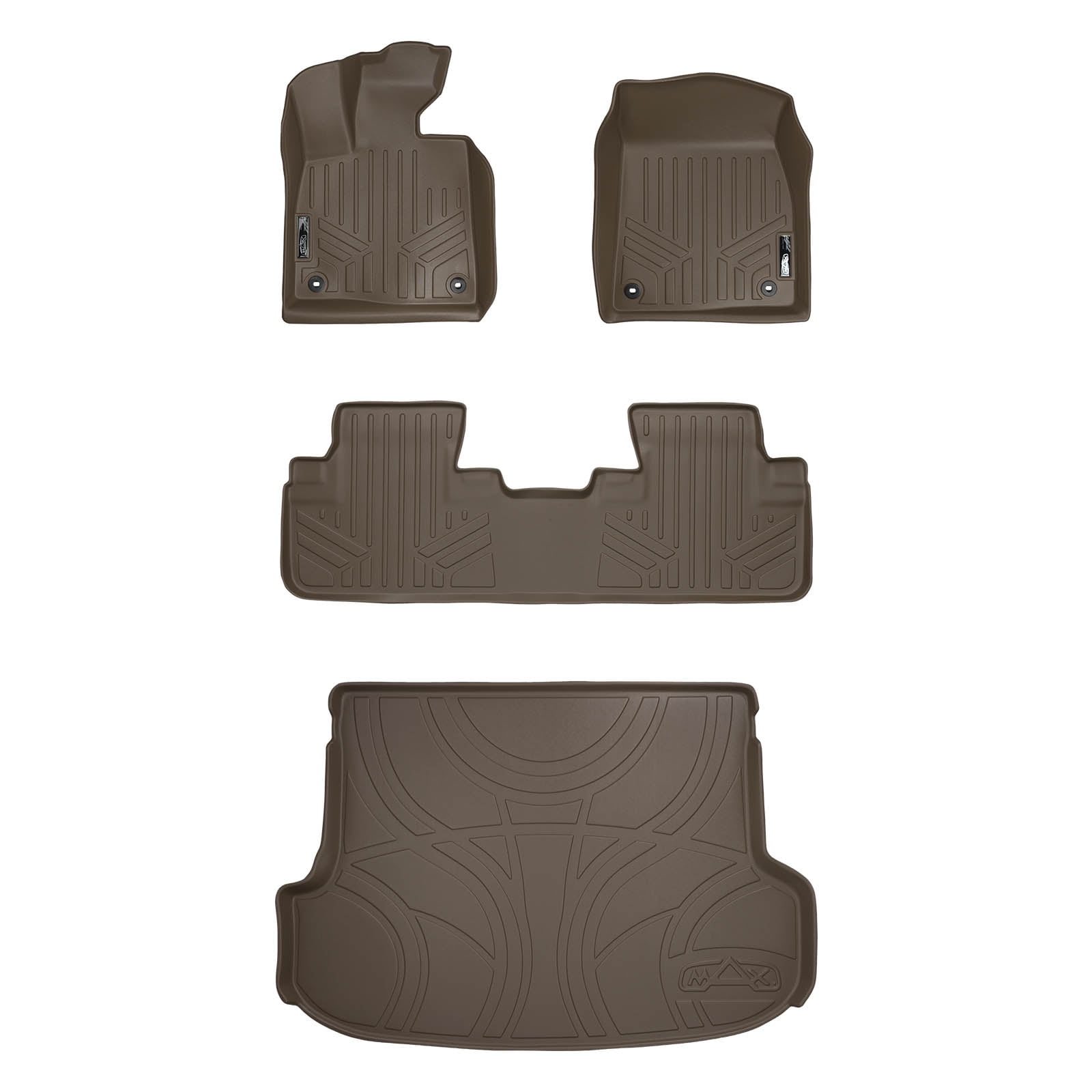 Smartliner Floor Mats / Cargo Liner Set Tan For 20162019 Lexus RX350
