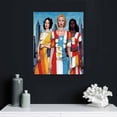 thumbnail image 4 of JRXY  Hispanic Heritage Month Poster 98 Theme Women In Leadersh Poster Canvas Print Wall Art Modern Classroom Kitchen Bedroom Room Aesthetics Decoration (08×12inch,Unframed) 12x16 in, 4 of 4