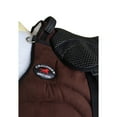 thumbnail image 5 of Horse English Western Trail Fleece Padded Adjustable Bareback Saddle Pad Brown 39TS05BR, 5 of 5