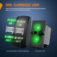 thumbnail image 4 of Nilight Winch Rocker Switch Momentary Toggle ON-Off-ON DPDT 7Pin 12V 24V Jumper Wires in Out Switches Green for Cars Trucks Caravans Boat, 4 of 8