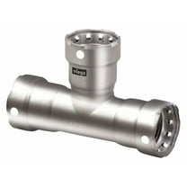 Viega MegaPress tee, 3/4" x 3/4" x 1/2"  95130