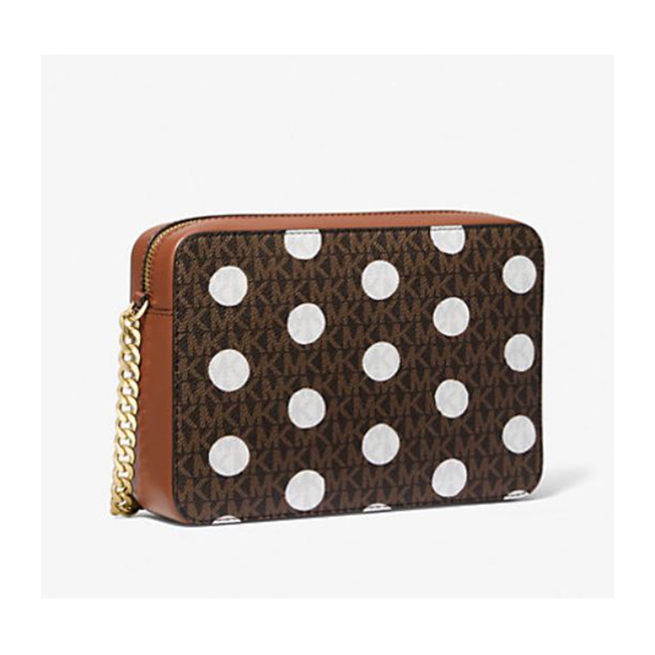 ショルダーバッグ・ポシェット MICHAEL KORS Jet Set Large Polka Dot Signature Crossbody Bag Jet Set Large Polka Dot Signature Logo Crossbody Bag