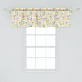 thumbnail image 2 of Ambesonne Cartoon Valance Pack of 2, of Pattern, 54"X18", Multicolor, 2 of 4