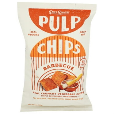 Pulp Pantry Veggie Chips, Spicy Barbecue, 12-Pack | Corn Free, Grain Free, Gluten Free, Vegan