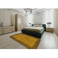 thumbnail image 4 of Ahgly Company Indoor Square Abstract Dark Orange Abstract Area Rugs, 4' Square, 4 of 6