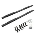 thumbnail image 3 of Go Rhino Nerf Bar 684403580T OEM Xtreme; With Step Pads; 4 Inch Oval Straight; Black Textured Powder Coated; Steel; With Plastic End Caps; Rocker Panel Mount, 3 of 4