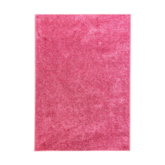 30 oz Soft and Cozy Area Rugs 1/2" Thick Cut Pile Polyester Material. Many Sizes Available (Color: Sassy Pink )