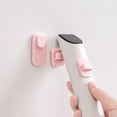 thumbnail image 3 of THOPBPRK Self Adhesive Detachable Remote Control Holder Wall Mount Storage Hook Removable Organizer Hanger For TV Air Conditioner Remotes Keys Small Household Items Home Pack , Pink, 3 of 6