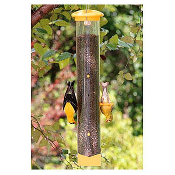 Woodlink NAWLMTF 6 Port Finch Tube Feeder- Yellow
