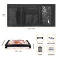 thumbnail image 6 of CHAQLIN Kids Trifold Wallet Cute Capybara & Axolotl Heart Thin Trifold Card Wallet for Outdoor, Polyester with Zipper Children's Wallet, 6 of 7