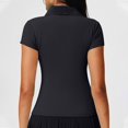 thumbnail image 6 of Gealkoca Women's Short Sleeve Golf Shirts Tennis Shirts Sport T-Shirts Workout Tops Business Casual V Neck Collared Shirt Tennis Work Tops, 6 of 6