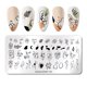 thumbnail image 1 of NICOLE DIARY French Line Flower Nail Stamping Plates Mujeres abstractas Face Snake Pattern Nail Art Stamp Stencil Herramientas de impresión Tan Jianjun unisex, 1 of 2