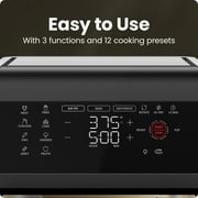 Chefman 6-in-1 Multifunctional Air Fryer Oven w/ 12 Qt Capacity, Digital Touchscreen - Black