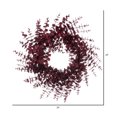 thumbnail image 3 of Vickerman 24" Burgundy Artificial Eucalyptus Glitter Wreath., 3 of 6