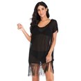 thumbnail image 4 of Tinglu Chiffon Tassel Dress Women Bikini Cover Up Swimsuits, 4 of 7