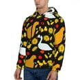 thumbnail image 3 of Bingfone Farm Goose Men'S Drawstring Hoodie Long Sleeve Pocket Sweatshirts-Medium, 3 of 9