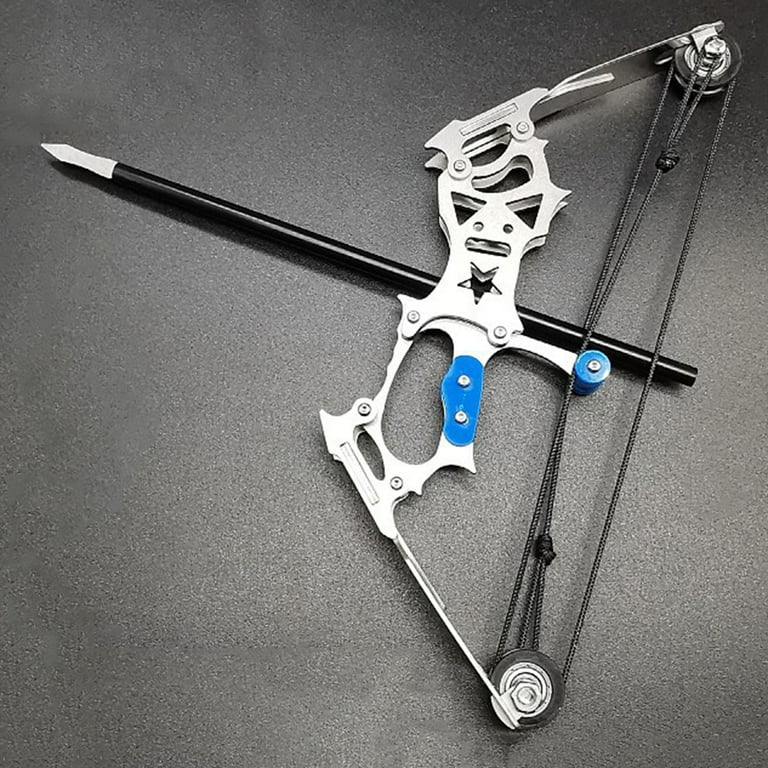 BYJCCAR Mini Bow & Arrow Set Portable for Outdoor Shooting Toy 6.9