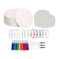 thumbnail image 2 of Kit de pintura con textura de espuma, kit de dibujo y manualidades, suministros para manualidades, adornos portátiles, diversión con marcadores de, 2 of 8