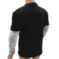 thumbnail image 2 of Vogacara Camiseta de manga larga, colorida, ligera, apariencia exquisita, ocasiones amplias, ropa de empalme para modelo 1/6, ropa para hombres Muñecas y casas de muñecas Negro Vogacara FN001406-02, 2 of 6