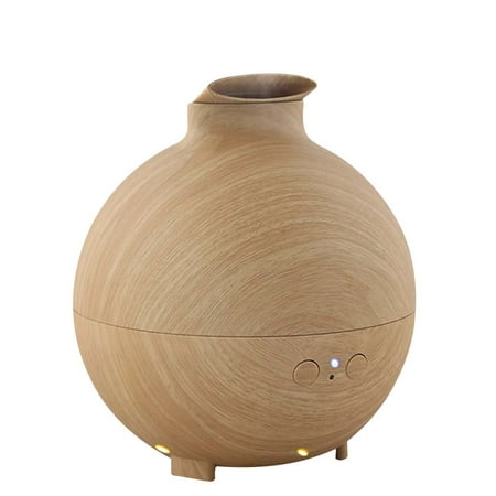 SODIAL Essential Oil Aroma Diffuser Ultrasonic Humidifier Air Mist Aromatherapy Purifier Woodgrain