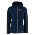 thumbnail image 2 of Women's Cutter & Buck  Navy Cleveland Guardians Evoke Eco Softshell Recycled Full-Zip Jacket, 2 of 3