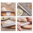 thumbnail image 4 of Rodillo de acero inoxidable para hornear fondant, arcilla rugosa, Pizza, Pasta, herramienta de rodillo de cocina, 4 of 8