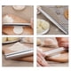 thumbnail image 4 of Rodillo de acero inoxidable para hornear fondant, arcilla rugosa, Pizza, Pasta, herramienta de rodillo de cocina, 4 of 8