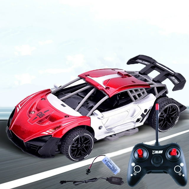 WITORNTS Jouets de Voiture Télécommandée pour Enfants, Voiture Télécommandée en Alliage, Voiture de Course P-K pour Garçons, Jouet de Voiture Télécommandée Rechargeable à Quatre Voies, Cadeaux