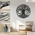 thumbnail image 2 of Violaura Tree Metal Wall Art - Easy to Install Hanging Perfect for Home, Living Room Decor (36" x 36"), 2 of 8