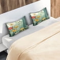 thumbnail image 6 of Satin Pillowcase Home Luxury Envelope Pillowcases Soft And Smooth A Spring Forest Landscape, 6 of 6