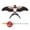 A, variant on Cartoon Bird Kite Set with Telescopic Fishing Rod, Parrot Eagle Pattern Mini Handheld Flying Kite Kit, Lightweight Portable Animal Flying Kite Pack for Backyard Outdoor Beach Leisure Activity