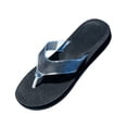 thumbnail image 2 of pwidon Women's Rhinestone Thong Flip Flops Sparkly Bling Open Toe Flat Casual Summer Beach Walking Sandals Black 5.5, 2 of 5