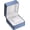 Blue, variant on Single Watch Case, PU Leather Watch Travel Storage Display Box for Men Women with Removable Cushion, Portable Watch Holder Organizer for Most Watches, Blue,