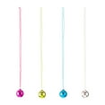 thumbnail image 3 of Multicolor Glow-in-the-Dark Disco Ball Necklace Party Favors, 4 Count, by Way To Celebrate, 3 of 7