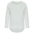 thumbnail image 3 of GigrtiJin Women鈥檚 Fall Winter Sweaters Long Sleeve Round Neck Plush Sweater Tops Solid Color Comfy Loose Blouse, 3 of 4