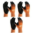 thumbnail image 2 of PIP 3 Pack MaxiFlex Ultimate Hi-Vis Orange Work Gloves 34-8014 Sizes Small-X-Large Medium, Orange and Black 34-8014 - MEDIUM - 3/PACK, 2 of 2