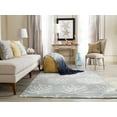 thumbnail image 2 of Mark&Day Wool Rugs, 2x8 Hounslow Coastal Aqua Runner Area Rug, Blue Ivory Carpet for Hallway, Kitchen, Bedroom or Living Room (2'6" x 8' Runner), 2 of 5