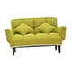 thumbnail image 3 of Sofá Loveseat con Cojines, Diseño Moderno, 125 Cm, Espacio Cómodo Y Relajante Verde, 3 of 8