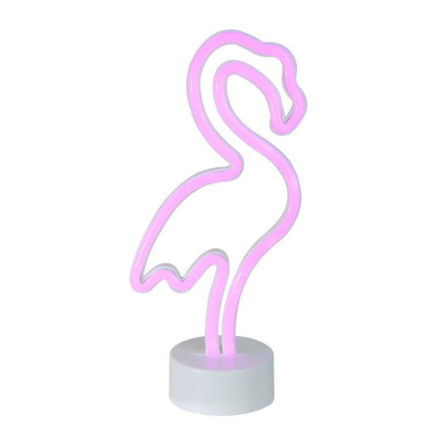 Led Flamingo Table Light Pink, Brilliant Ideas Flamingo Led Neon Table Lamp