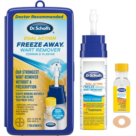 Dr. Scholl's Dual Action Freeze Away Wart Remover, 7