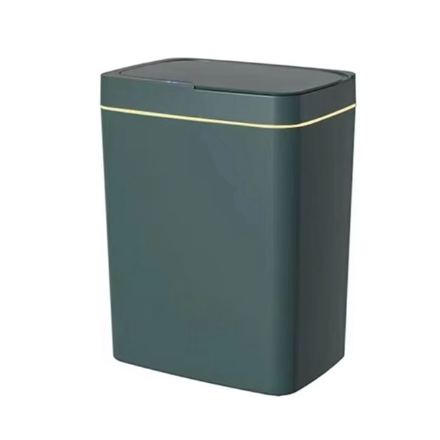 2025 New 15L Smart Trash Can Automatic Touchless Sensing Trash Can Waterproof Bathroom Kitchen Bedroom Trash Can.